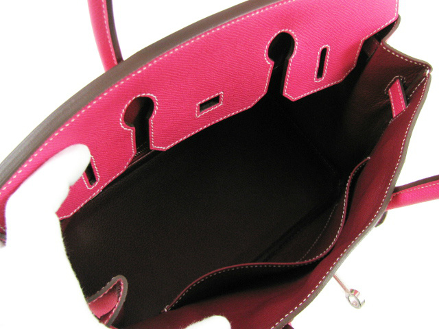 エルメス バーキン30/ハンドバッグ/ローズティリアン×ルビー(シルバー金具)/エプソン